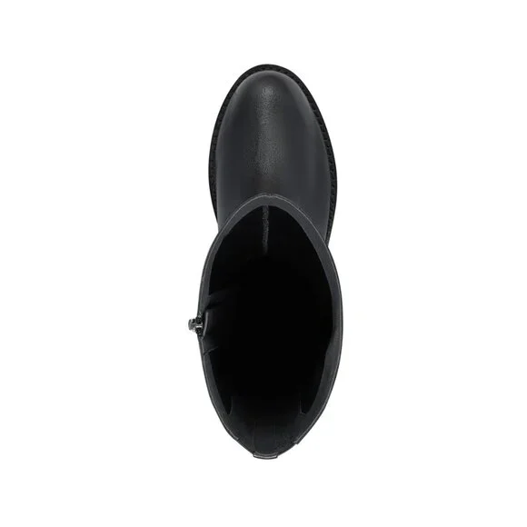 Black Leather Knee High Riding Boots Easy Spirit Aubrey Size 9.5 Wide - Picture 8 of 9